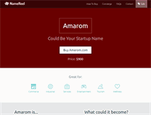 Tablet Screenshot of amarom.com